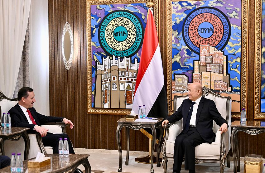 الرئيس العليمي يستقبل سفير تركيا