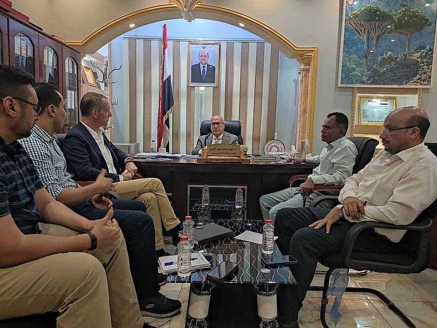 الأغبري يبحث مع البرنامج الإنمائي دعم جهود التنمية في اليمن