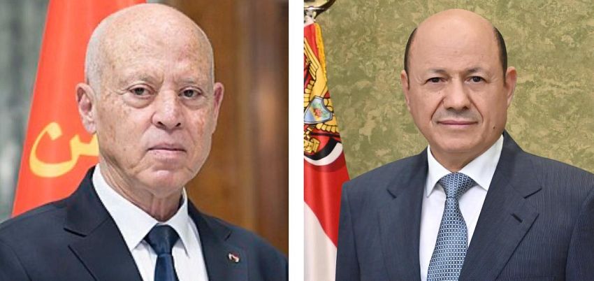 رئيس مجلس القيادة يهنئ بذكرى اعلان الجمهورية التونسية