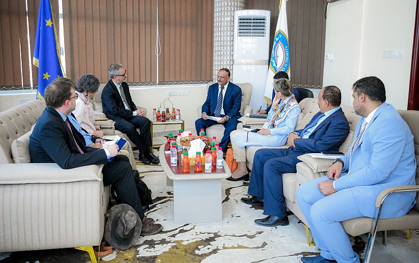 وزير النقل يبحث مع بعثة سفراء الاتحاد الأوروبي أوجه التعاون المشترك في دعم قطاعات النقل