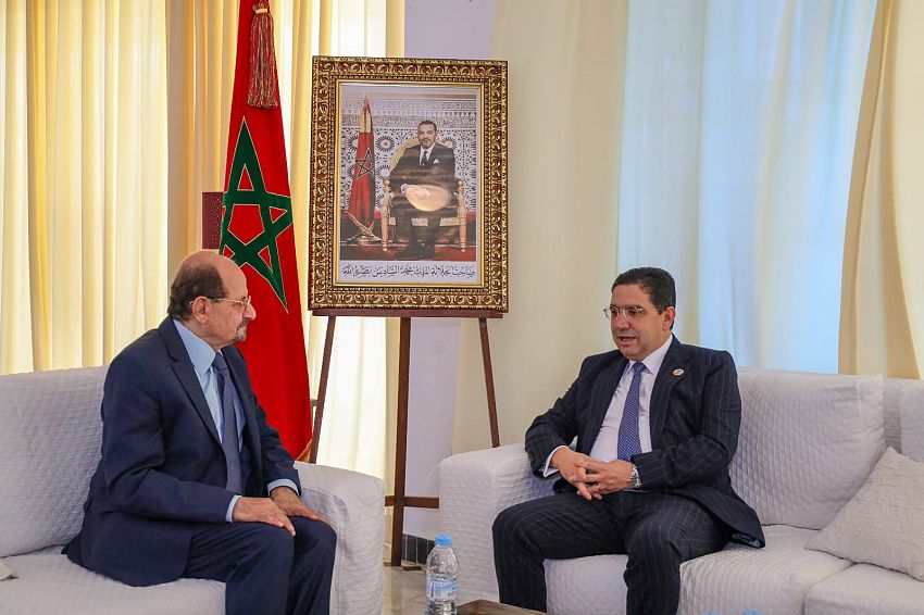 وزير الخارجية يبحث مع نظيرة المغربي القضايا ذات الاهتمام المشترك