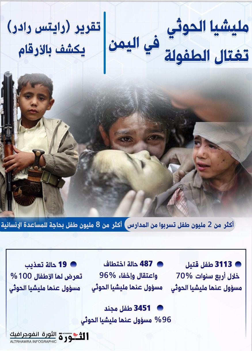 مليشيا الحوثي تغتال الطفولة في اليمن