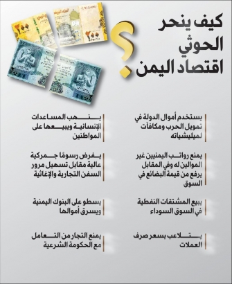 كيف ينحر الحوثي اقتصاد اليمن